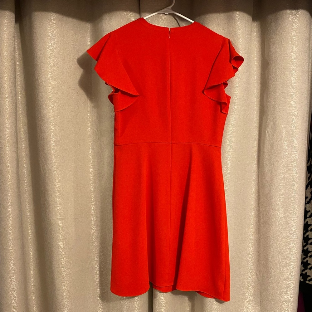Riley & Rae Res Gwyn Ruffle Sleeve Moss Dress - Picture 3 of 6